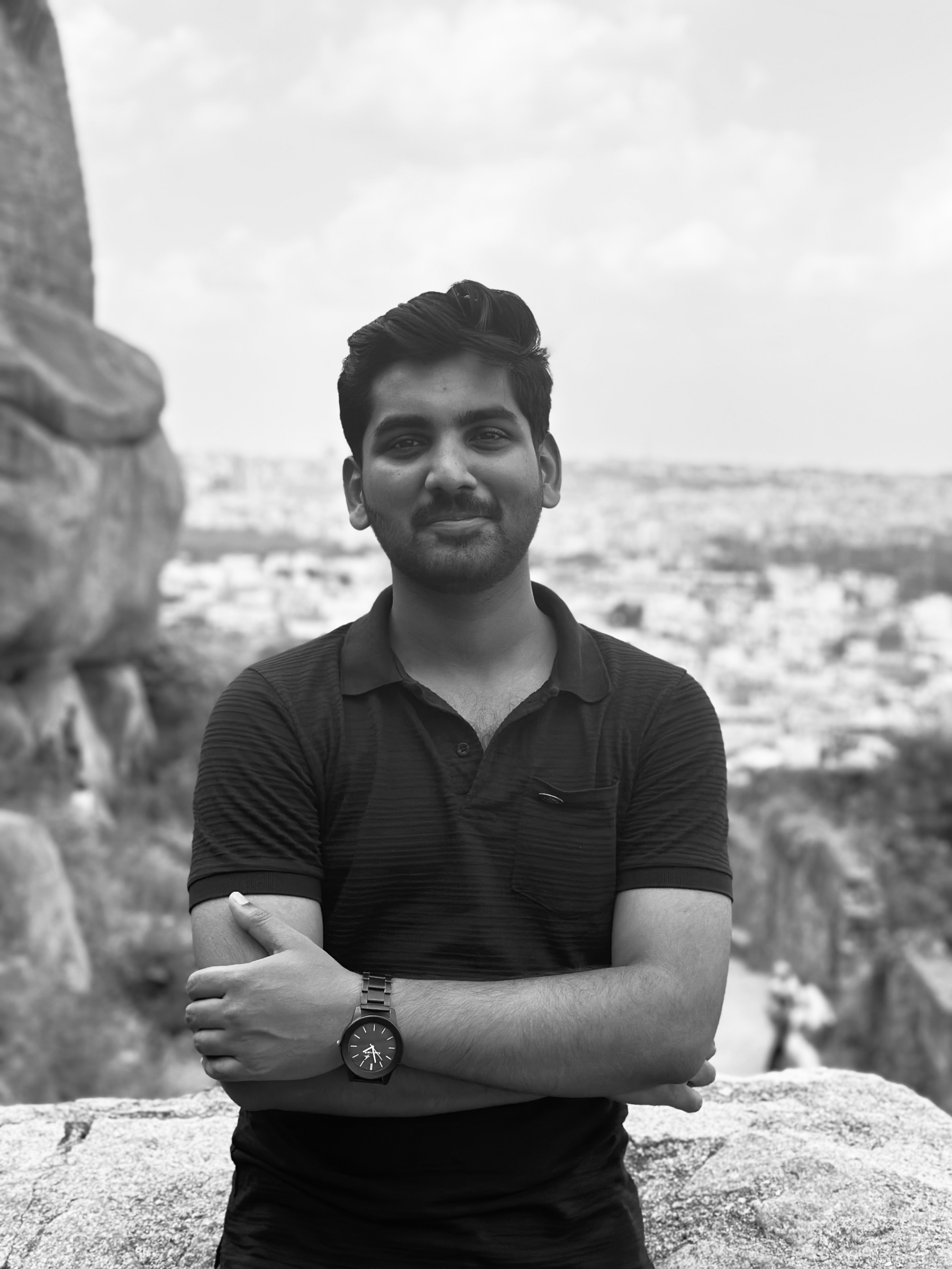 Abhinay Krishna Black and white image