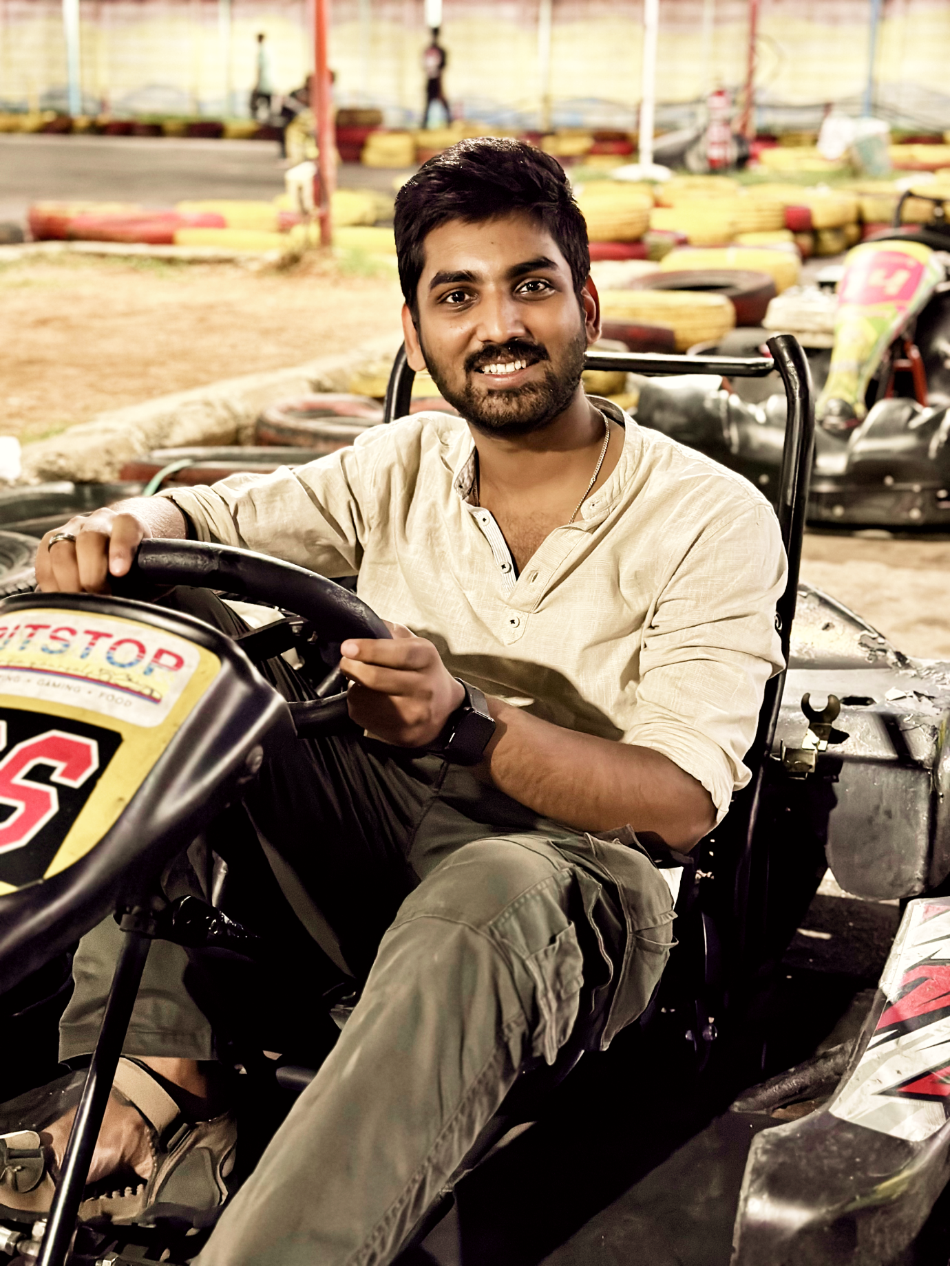 Abhinay Krishna at Go-Karting
